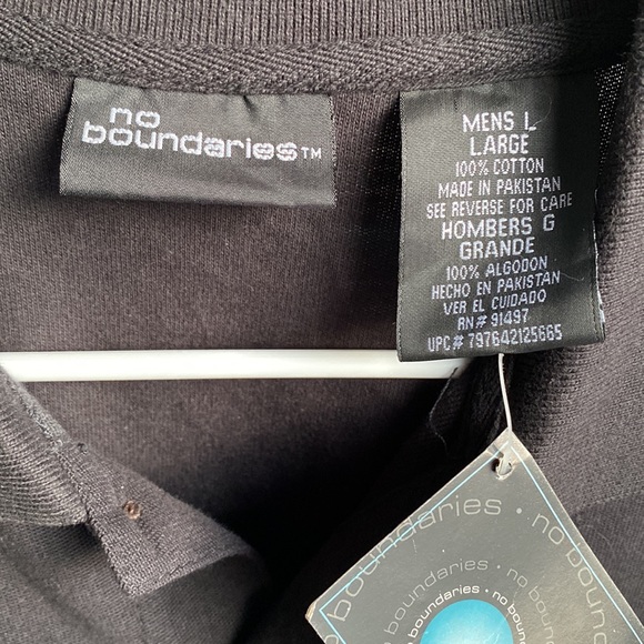 No Boundaries Mens Shirt NWT - Picture 3 of 5